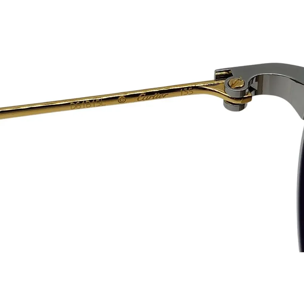 Cartier Santos de Cartier Sunglasses - Gold - Picture 8 of 9